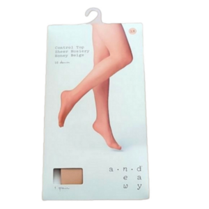 NIB nwt new day sheer panty hose 1x never opened control top